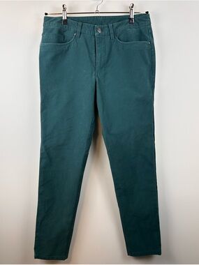 Lululemon ABC Slim Pants Utilitech Size 32 Green Jasper Stretch 5 Pocket